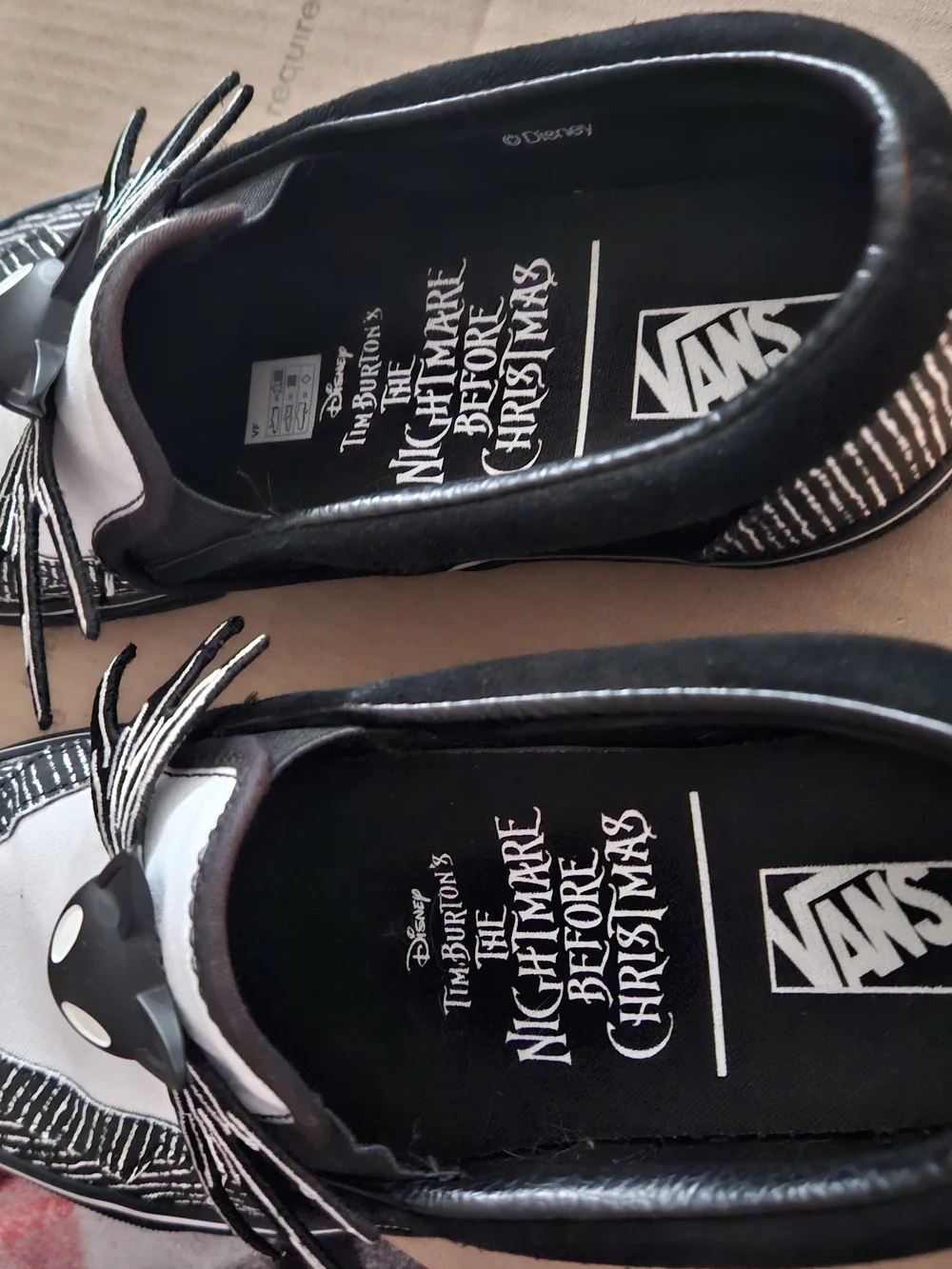 Vans The Nightmare Before Christmas Jack Skellington Slip-On —  NWOB
